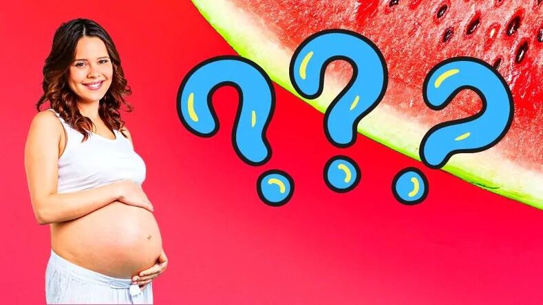Wassermelonen-Diät für schwangere Frauen