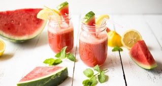 Probe Wassermelone Diät-Menü